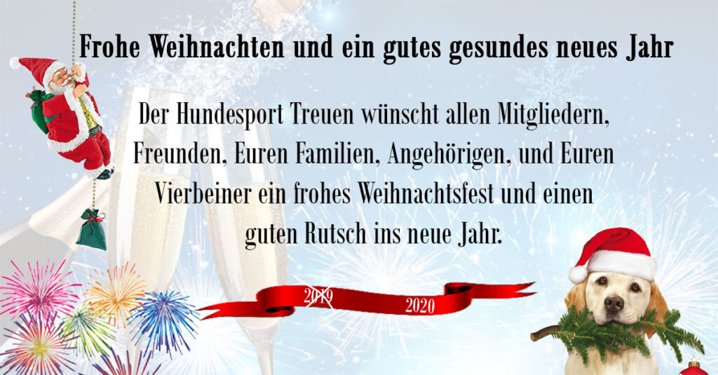 Hundesport Treuen wünscht frohe Weihnacht